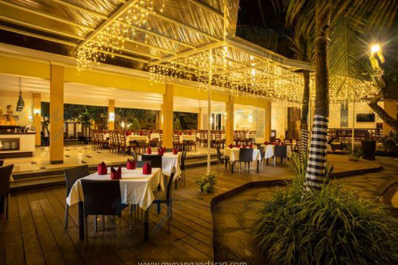 Tampilan Resto The Arnawa Hotel Pangandaran